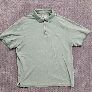 Tommy Bahama Island‎ Zone Polo Shirt Mens Large Light Green Performance Golf